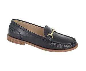 ShuCentre Cipriata NICOLOSA L617 Ladies Leather Snaffle Bar Saddle Slip-On Casual Loafer