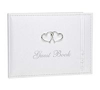 Shudehill 2949766 White Wedding Bridal Guest Book Wedding Decorations, Gifts - White