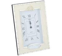 Shudehill 30th Anniversary Pearl Wedding Celebration Quartz Table Clock, 19.5cm x 14.5cm