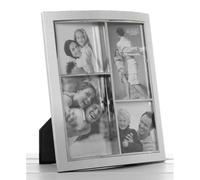 Shudehill Giftware 4 Picture Decorative Collage Chrome Family Photo Frame