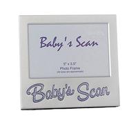 Shudehill Giftware Baby Scan Silver Photo 5x3.5" Picture Frame