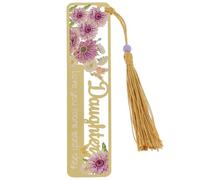 Shudehill Giftware Blossom Daughter Metal Bookmark Floral Sentimental Gift