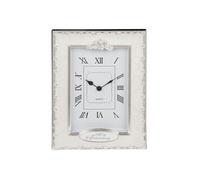 Shudehill Giftware Celebration Diamond 60th Anniversary Small Clock Silver