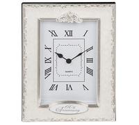 Shudehill Giftware Celebration Diamond 60th Anniversary Small Clock Silver