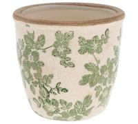 Shudehill Giftware Ceramic Clematis Garden Planter and Vases in Bouquet, Jug, Traditional and More! (Small Planter)