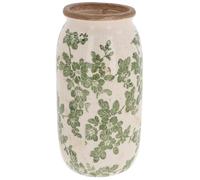 Shudehill Giftware Ceramic Clematis Garden Planter and Vases in Bouquet, Jug, Traditional and More! (Straight Vase Large)