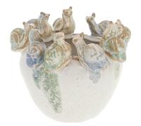 Shudehill Giftware Ceramic Snail Craft Vase & Planters in Small and Medium sizes (Planter Small)