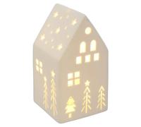 Shudehill Giftware China White Christmas LED Light Up House, Large