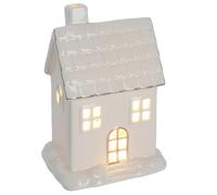Shudehill Giftware Cosy Lane LED Light up Warm White Cosy House with Shingle Roof Home Decoration Sculpture - Large