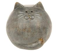 Shudehill Giftware Country Cat Ornament - Round - Shabby Chic Style Cat