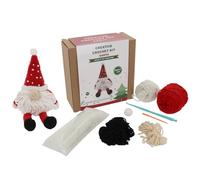 Shudehill Giftware Creative Christmas Crochet Kits Perfect for Learning or Experienced Crocheters - Penguin, Snowman, Santa & More! (Santa)