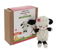 Shudehill Giftware Creative Crochet Kit for Adults - DIY Lamb Craft Set, Perfect for Beginners, Includes All Materials & Instructions for a Fun, Easy Crochet Project
