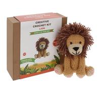 Shudehill Giftware Creative Crochet Kit for Adults - DIY Lion Craft Set, Perfect for Beginners, Includes All Materials & Instructions for a Fun, Easy Crochet Project