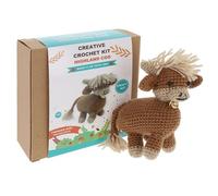 Shudehill Giftware Creative Crochet Kits Fox, Unicorn, Dog, Bee, Cat & More - Perfect for Learning or Experienced Crocheters (Highland Coo)
