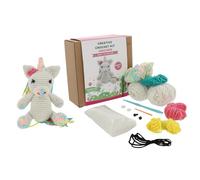Shudehill Giftware Creative Crochet Kits Fox, Unicorn, Dog, Bee, Cat & More - Perfect for Learning or Experienced Crocheters (Unicorn)