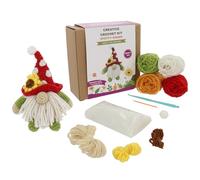 Shudehill Giftware Creative Crochet Kits Fox, Unicorn, Dog, Bee, Cat & More - Perfect for Learning or Experienced Crocheters (Gonk)