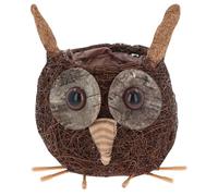 Shudehill Giftware Cute Coir Planters Wildlife Collection - Bee's, Robins, Hedgehog, Chicken, Owl and More in Two Sizes (Owl, Small)