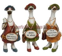Shudehill Giftware Davids Glam Girls Message Duck Small