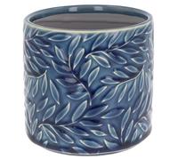 Shudehill Giftware Deco Glaze Planter Tropical, Daisy, Artichoke and more designs and colours to choose from! (Tropical)