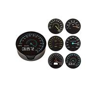 Shudehill Giftware Drinks Coaster Set of 6 - Car Speedometer Rev Counter Dials - Gift for Car Enthusiast/Classic Car Owner
