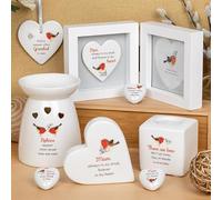 Shudehill Giftware Forget Me Not Family Plaques - Mum, Dad, Nan, Grandad and more each with a sentimental message. (Nan)