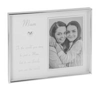 Shudehill Giftware From The Heart 4x6 Photo Frame - Mum, Nan, Family, Friend or Graduation Themed Designs with Meaningful Quote, Gift Idea (Mum)