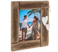 Shudehill Giftware Heart Wood Photo Frames in 4x6, 6x4 and 5x7 (Frame 5x7)