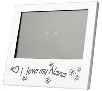 Shudehill Giftware I Love My Nana Photo Frame Grandparent Gift Birthday Christmas Mothers Day Gift, Silver, 7 l x 5.5 h inches