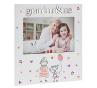 Shudehill Giftware Kids Art 6X4 Photo Frame - Grandma, Grandpa & Daddy (Grandma)