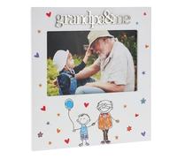 Shudehill Giftware Kids Art 6X4 Photo Frame - Grandma, Grandpa & Daddy (Grandpa)