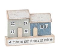 Shudehill Giftware Love Lane Two House Friends Plaque 330001
