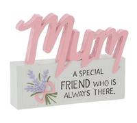 Shudehill Giftware Loving Lavender Home Standing Lilac or Pink Plaque - Gift for Sister, Auntie, Friend, Family, Grandma, Mum, Daughter, Sentimental Gift For Her Ideas (Mum)