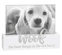 Shudehill Giftware Loving Script Photo Frame 6x4 - Woof (Dog)