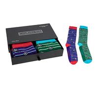 Shudehill Giftware Men's Bamboo Socks Footy Style - Gift Boxed Two Pairs One Size