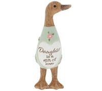 Shudehill Giftware Mini Sentimental Duck Collection for Mum, Nan, Sister, Family and more - A cute little gift to someone special (Daughter)