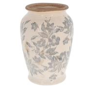 Shudehill Giftware Misty Garden Collection Traditional Vase, Floral Ceramic, Country Farmhouse Decorative Home Accent