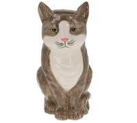 Shudehill Giftware Moggy Pots Vase Black & White or Ginger Cute Cat Plant Pot- Small or Large (Ginger, Large)