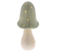Shudehill Giftware Mushroom Glow Lamp - Grey, Pink, Green and More Colours and Sizes (Medium Sage)