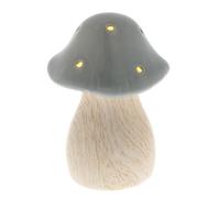 Shudehill Giftware Mushroom Glow Lamp - Grey, Pink, Green and More Colours and Sizes (Small Grey)