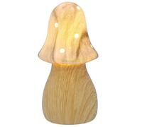 Shudehill Giftware Mushroom Glow Light Up Lamp Ornament - Grey, Sage or Pink Matt Finish (Button Small)