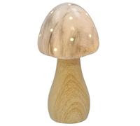 Shudehill Giftware Mushroom Glow Light Up Lamp Ornament - Grey, Sage or Pink Matt Finish (Toadstool Medium)