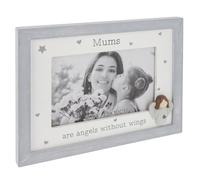 Shudehill Giftware Pebble Angel 6x4 Grey Photo Frame - Mum, Nan, Daughter, Auntie, Friends, Sister, Family - Sentimental Boxed Gift (Mum)