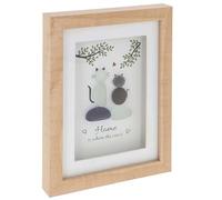 Shudehill Giftware Pebble Glass Portrait Plaque Cat