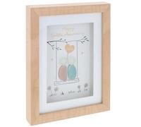 Shudehill Giftware Pebble Glass Portrait Plaque - Golden Anniversary Wall Art