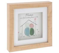 Shudehill Giftware Pebble Glass Square Plaque Home