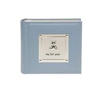 Shudehill Giftware Photo Album - My First Year Blue Baby Boy Photo Album - 77802