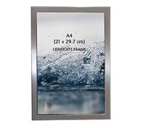 Shudehill Giftware Plain Satin Silver Classic Photo Frame A4-21" x 29.7"