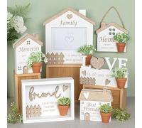 Shudehill Giftware Planted With Love Wall Plaque for Friends, Home, Family & More! (Home Wall Plaque)