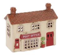 Shudehill Giftware Post Office Ceramic Tealight Holder, Hand Finished Village Pottery Cottage Ornament