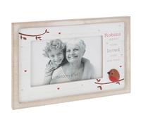 Shudehill Giftware Robins Appear When Loved Ones Are Near Wooden 6x4 Photo Frame - Family Sentimental Gift Idea